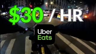Making $30 An Hour Working Uber Eats 🤑