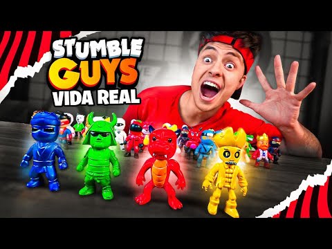 I COMPLETED THE STUMBLE GUYS COLLECTION IN REAL LIFE! - Challenge