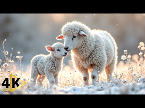 Baby Animals – Winter Mornings with Piano & Birds ❄️🎹 – Soothing Music for Relaxation & Healing