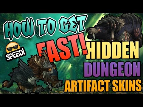 Guide: How to get ALL Hidden Dungeon Artifact / Skins for druids!