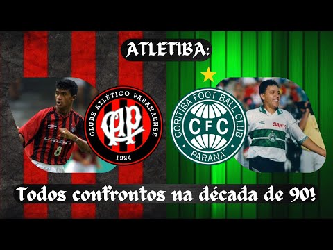 Atlético/PR x Coritiba: Todos os clássicos da década de 90