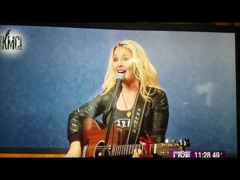Andrea Goodman performing on WBKO Midday