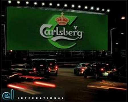 Electroluminescent (EL) Panels for Carlsberg bill board by EL International