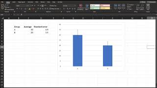 How to make error bars in Google Sheets and Microsoft Excel