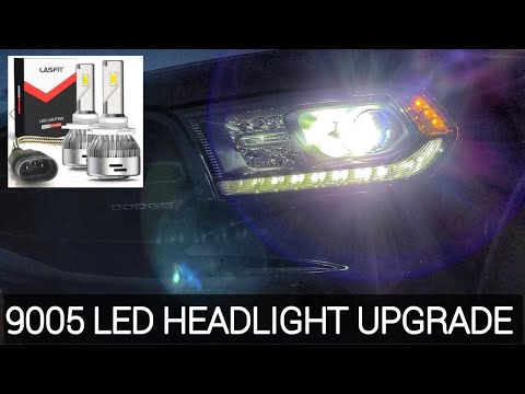 Lasfit 9005 60w LED Head Light Upgrade | Dodge Durango 2011-2021 |DIY