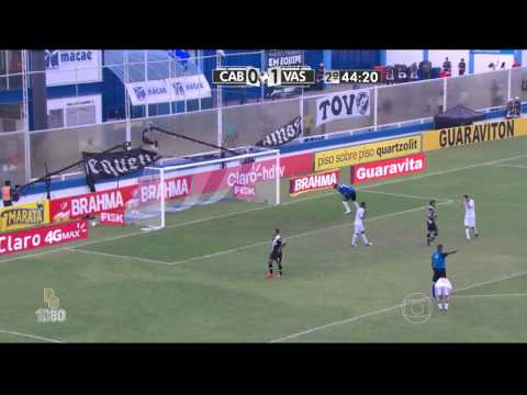 Gols Cabofriense 0 x 2 Vasco - Carioca 2015 - Globo HD