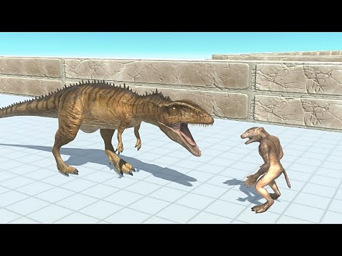 ⚡CARCHARODONTOSAURUS  DEATH RUN - Animal Revolt Battle Simulator