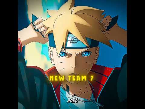 New Team 7 ☠️🥶 || Naruto edit | #naruto #anime