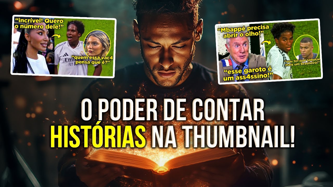 6 Passos Para Utilizar Storytelling nas Miniaturas de Youtube! (Como Fazer Thumbnails Profissionais)