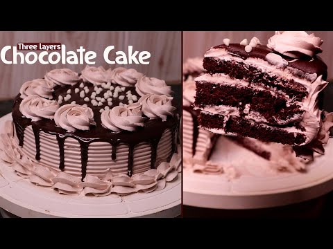 How to Make a Perfect Three-Layer Cake: Tips and Tricks #viral #foodie #cake