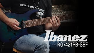 Video thumbnail for Ibanez RG7421PB-SBF by Public Peace