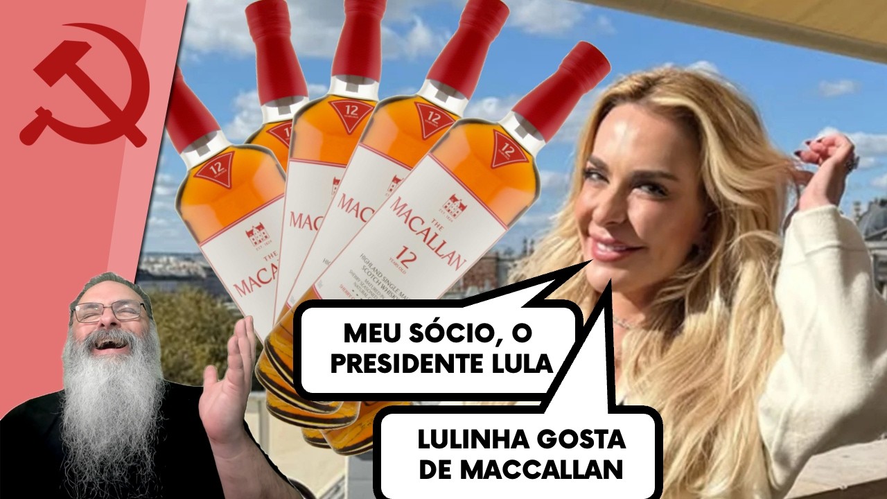 AUDIO de ROBERTA LUCHSINGER fala de SOCIEDADE com LULA e diz que LULINHA gosta de MACCALLAN