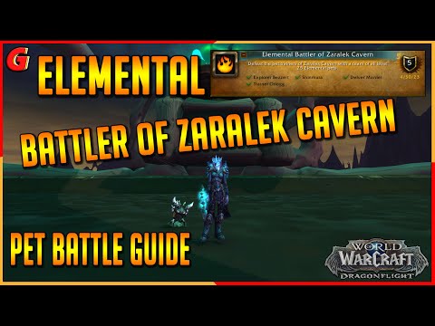 Elemental Battler of Zaralek Cavern Pet Battle Guide