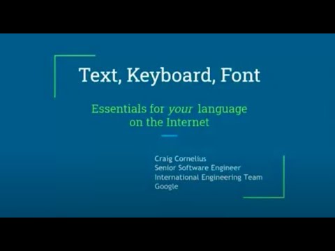 Text, Keyboard, Font, Essentials for your language on the internet