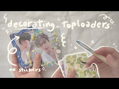deco toploaders with me + option without stickers 📗 | TheSerendipityNook