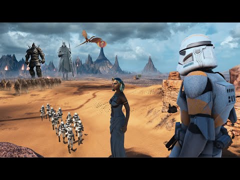 CLEOPATRA & CLONE TROOPERS CAME TO THE AID OF THE SPECIAL FORCES  - Epic Battle Simulator 2 - UEBS 2