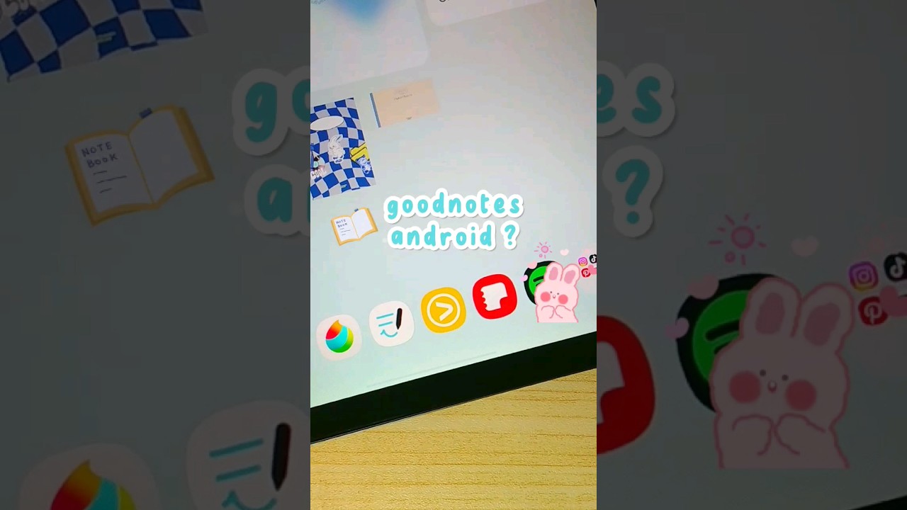 goodnotes for android?? #samsung #goodnotes #tablet #ipad