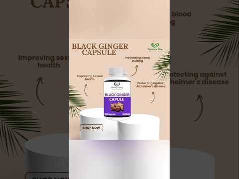 Black ginger capsules
