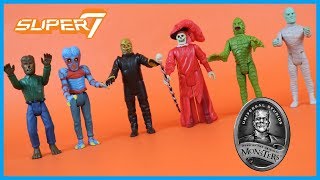 Super7 ReAction Figures UNIVERSAL MONSTERS WAVE 1 - MUMMY, WOLFMAN &amp; MORE Action Figure Toy Review