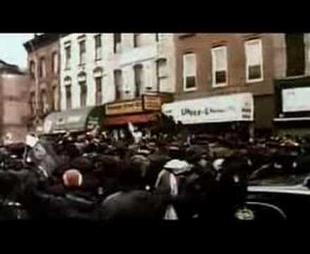 Notorious BIG  funerals  - Tribute in Brooklyn