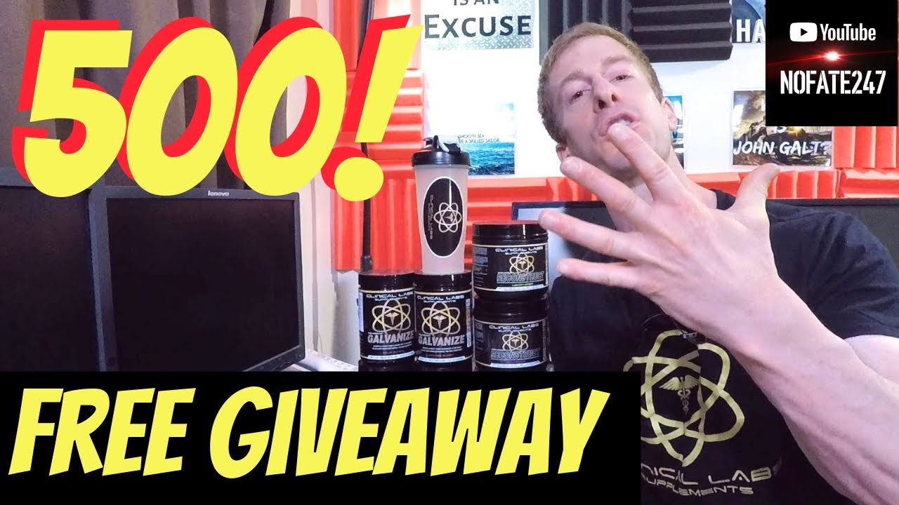 500 Youtube Subscribers Thank You | Clinical Labs Supplements FREE GiveAway