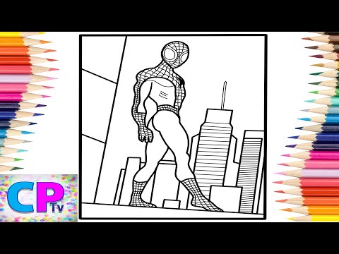 Spiderman at Night in the City Coloring Pages/Jim Yosef - Firefly [NCS Release]