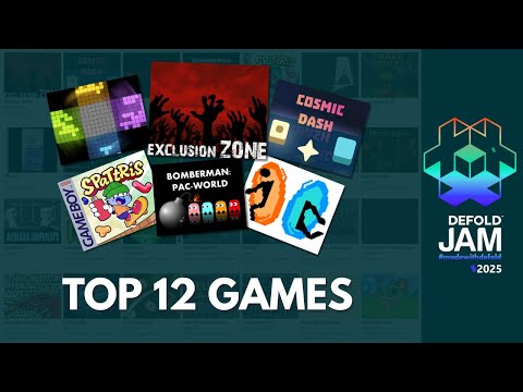 TOP 12 GAMES from the Made With Defold Game Jam 2025