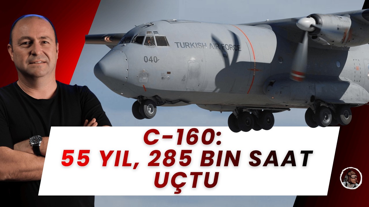 C-160 askeri nakliye uçakları 55 yıl uçtu, Kıbrıs’ta Gazi oldu