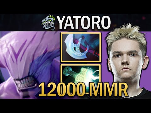 Faceless Void Dota 2 Gameplay Spirit.Yatoro with Mjolnir and Manta - Road to TI12