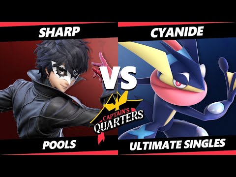 Captain's Quarters 6 Pools - Sharp (Joker) Vs. Cyanide (Greninja, Toon Link) SSBU Smash Ultimate
