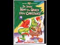 Opening Closing To How The Grinch Stole Christmas 1966 2000 DVD Grinch Option