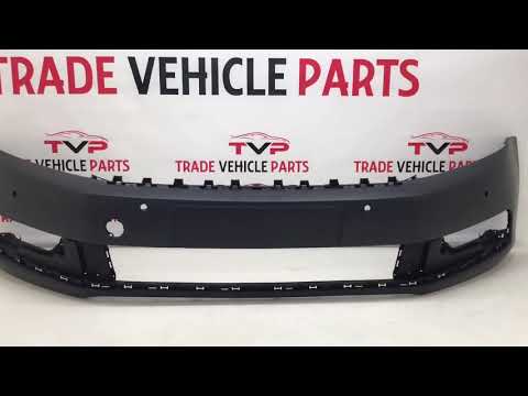 Fits VW Passat 2011-2014 Front Bumper Primed With Pdc Without Washer Holes video