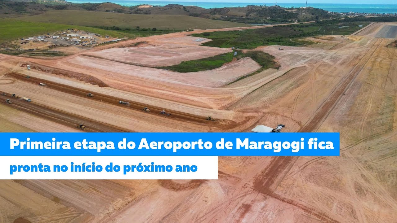 1ª etapa do Aeroporto de Maragogi fica pronta no início do próximo ano