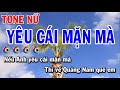 Yêu Cái Mặn Mà Karaoke Tone Nữ - Mai Văn Chi
