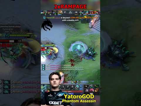 Critical in Vein #Yatoro 7.34 Phantom Assassin 2x RAMPAGE