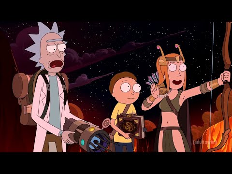 Rick and Morty Use Magic to Rescue The Dragon