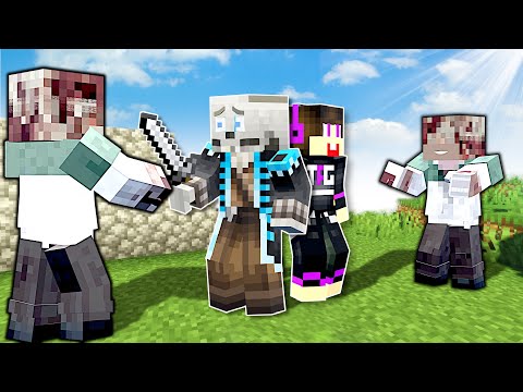 Zombies are Surrounding Us! - Minecraft Zombie Apocalypse