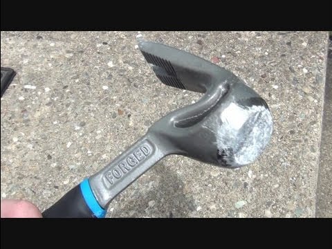 "The Pulverizer" vs. A Cinder Block