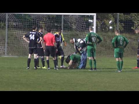 93. Minute  Elfmeter für Winden! Philipp Kientzl tritt an - und verwertet! Neuer Spielstand: 1:1