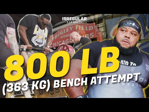 THIS IS IT! WORLD RECORD BENCH ATTEMPT IN CHICAGO!! | JULIUS MADDOX (800 LBS?)