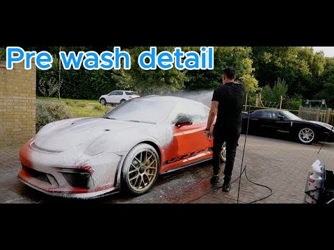 Porsche GT3 RS Pre Wash ready for Detail & PPF process | Supercar Paint Protection