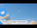 Chinese astronauten aangekomen in de ruimte
