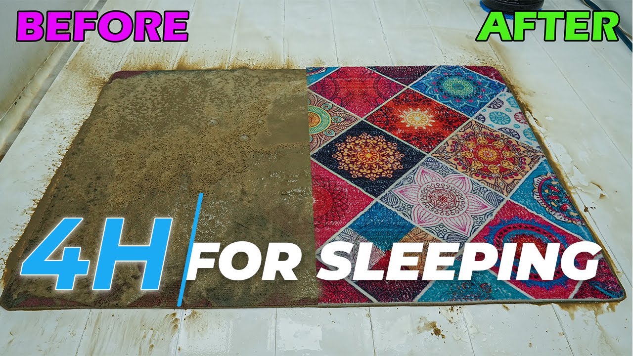 ASMR Sleep - Beautiful And Colorful Relaxing Mat Collection For Deep Sleep - Carpet Cleaning