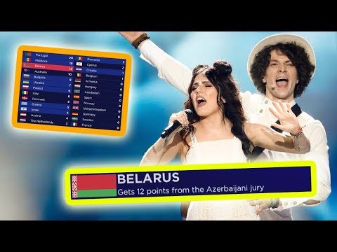 every "12 points go to BELARUS" in eurovision final
