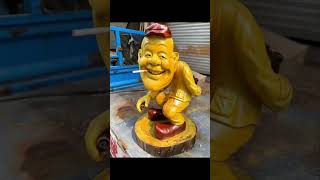 Download lagu Patung kayu lucu mengaku dirinya tampan mp3