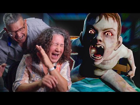 Mexican parents play vr horror