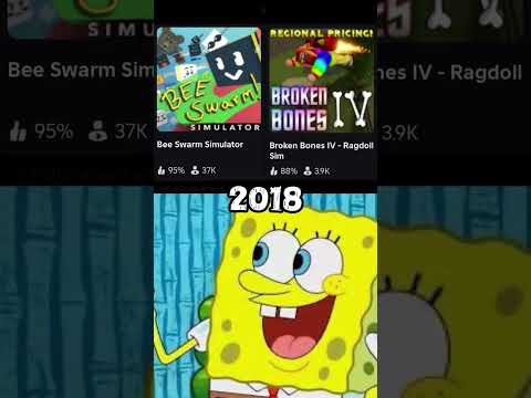 Roblox Games now vs then 🫡 (Part 2) #shorts #roblox #nostalgia #fyp