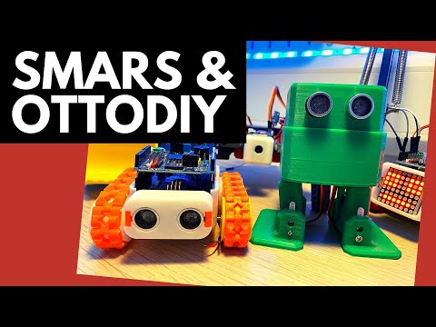 YouTube Thumbnail for OttoDIY and SMARS Robots