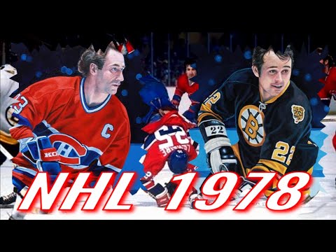 NHL 1978. Montreal Canadiens vs. Boston Bruins. Stanley Cup Finals, game 2. (Match Review)