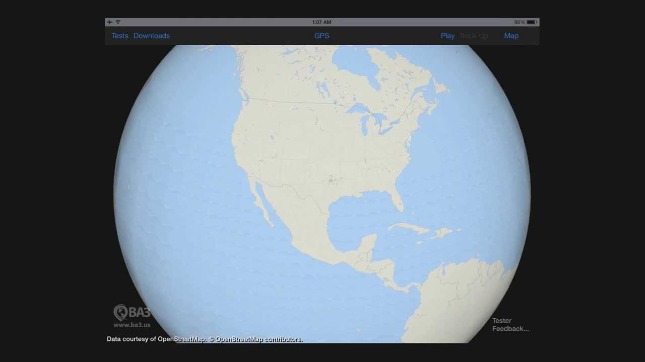 BA3 Altus Mapping Engine - Vector World Map